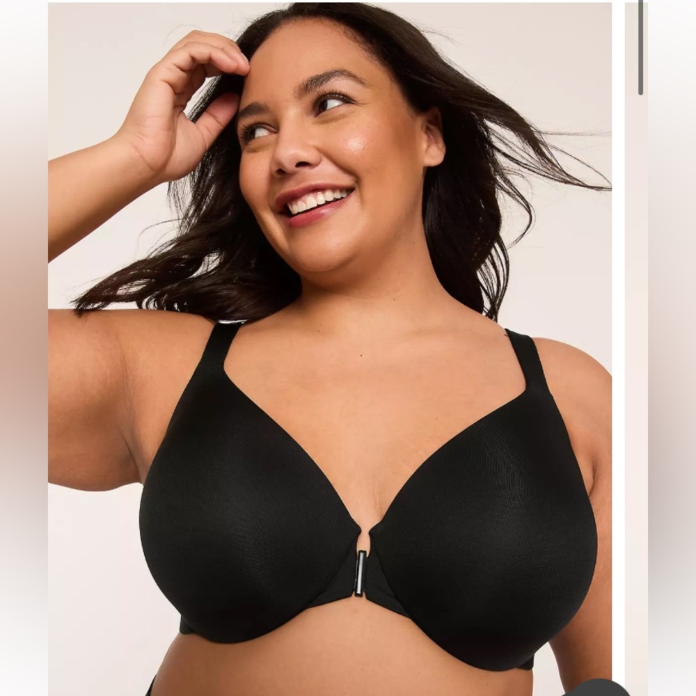 CACIQUE 2 Comfort Bliss Front-Close Lightly Lined Full Coverage Bra 46C